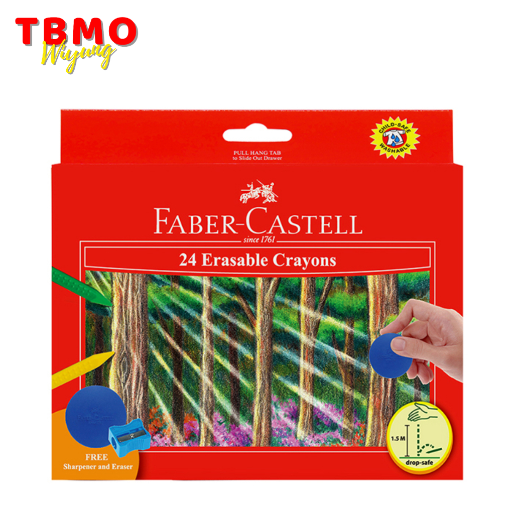 

Faber Castell Erasable Crayon 24 Warna 122531