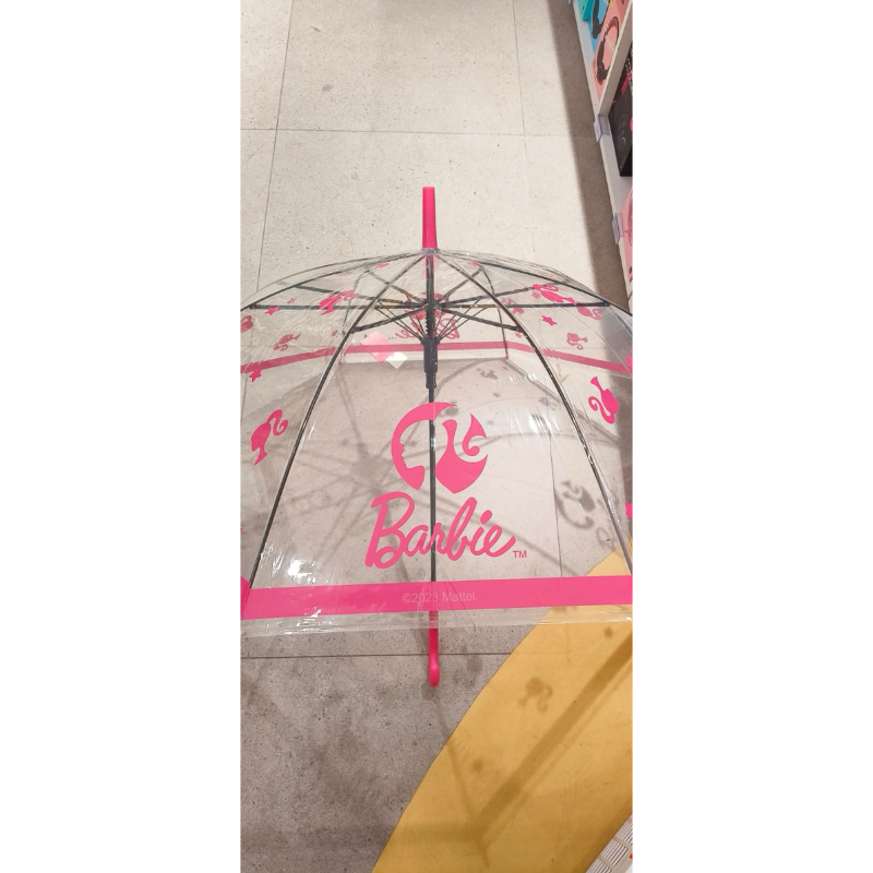 Payung Transparan Barbie - BARBIE X MINISO