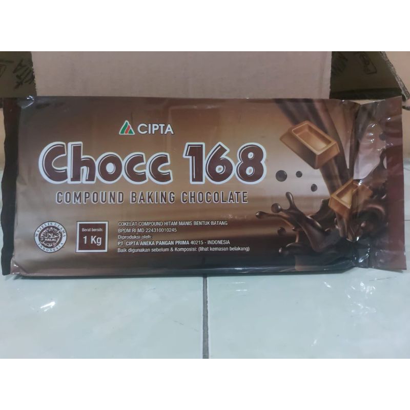 

coklat batang chocc168/compound baking chocolate chocc168/chocc168/cokelat compound hitam manis 1kg