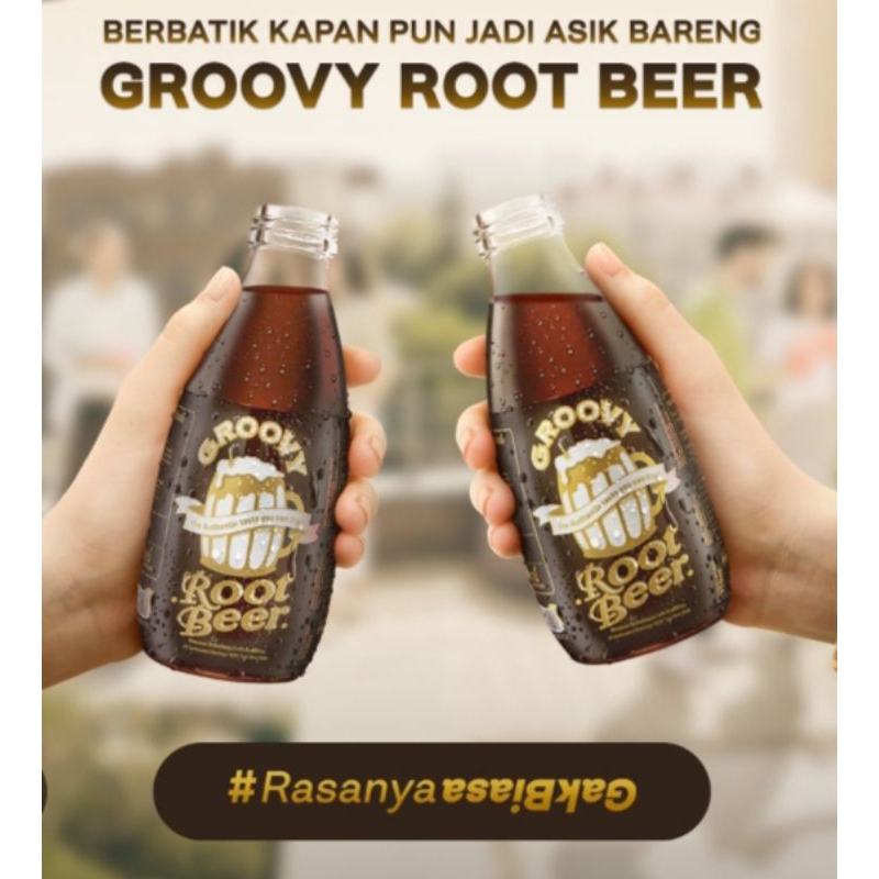 

Groovy / Groovy Root Beer Minuman Soda Sarsaparilla 250 ml