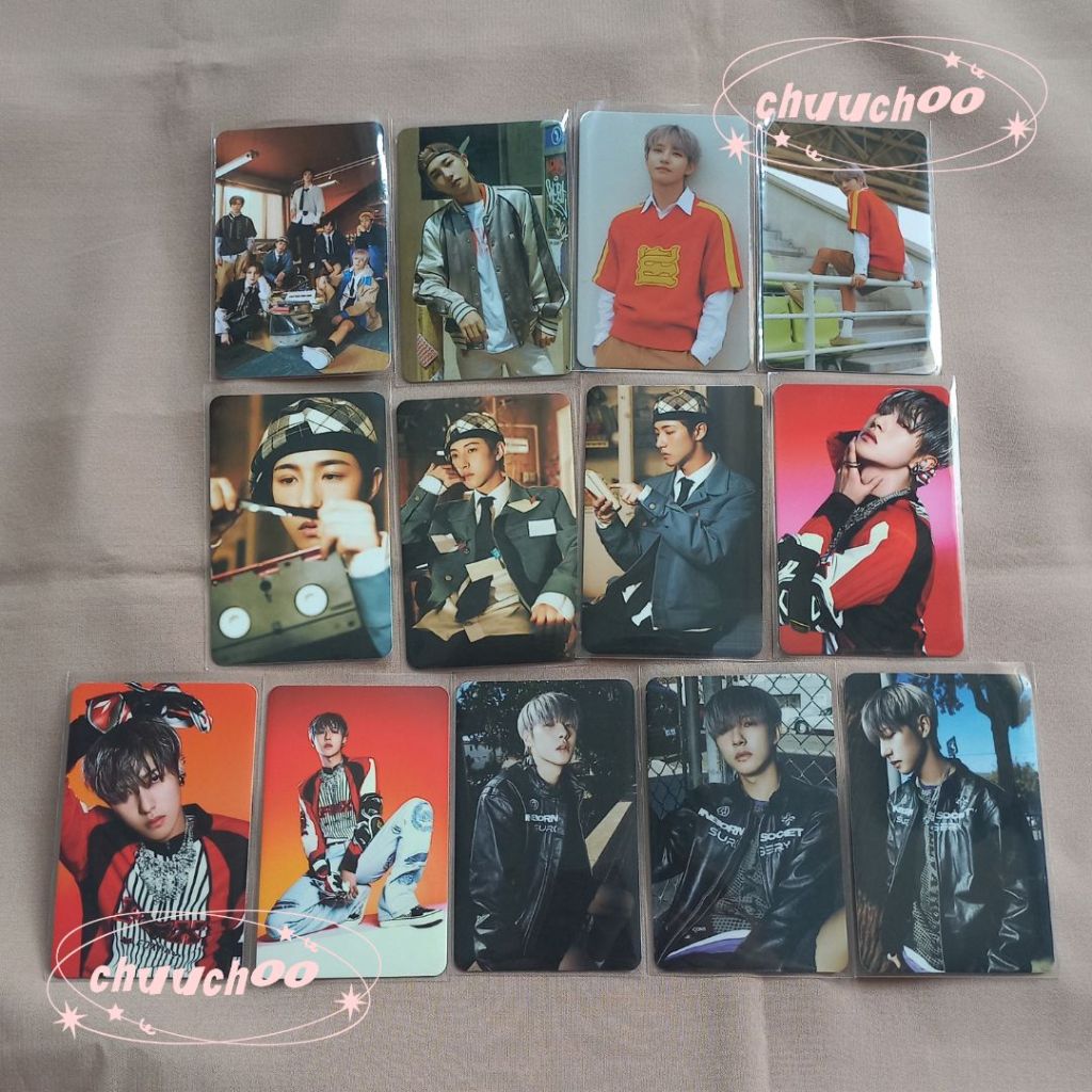 READY STOCK SHARING PC Photocard Official Renjun QR ISTJ Sticker Haechan Paper Ornamen Jeno