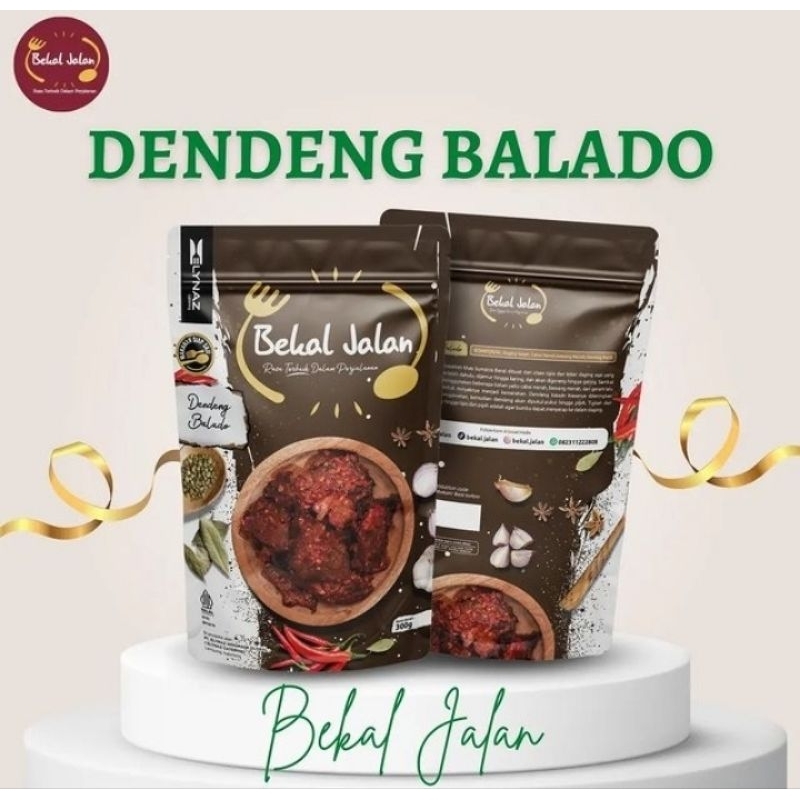 

Bekal Jalan Dendeng Balado Lambok Daging Pedas Instan Siap Saji Praktis 300gr