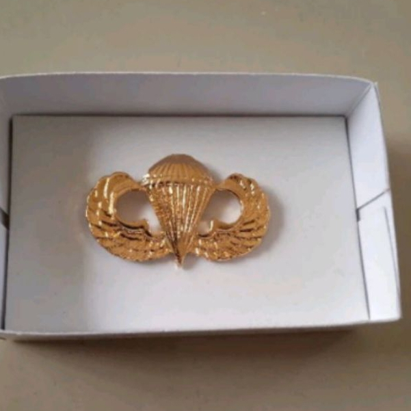 brevet wing pin pdh airbone emas tni ad