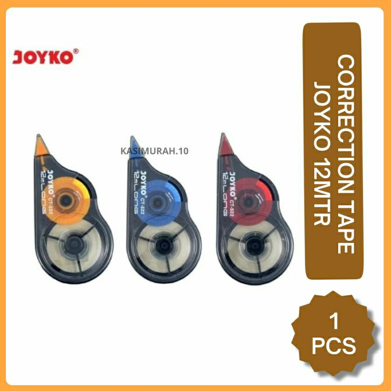 

Correction Tape Joyko CT-522 / Koreksi Tape / Stiker Tarik Joyko