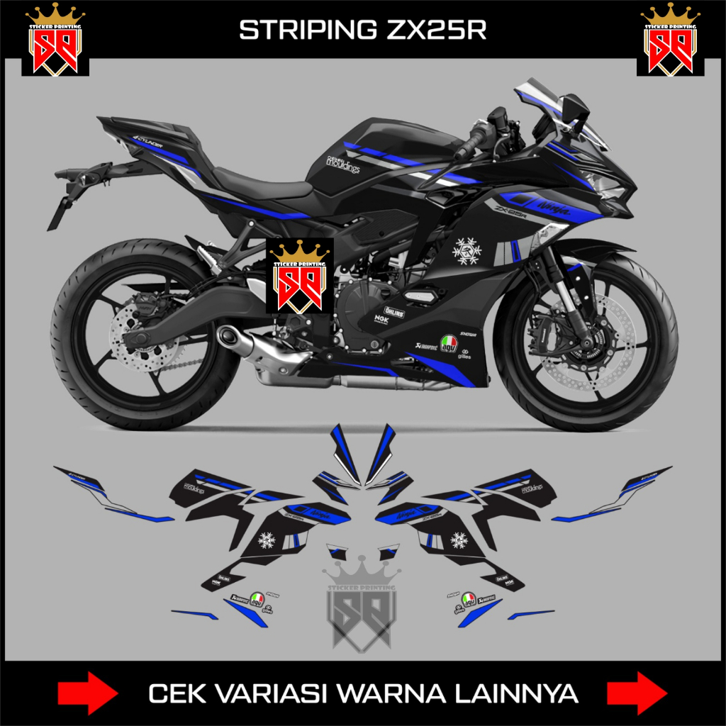 STRIPING NINJA ZX25R / DECAL STICKER KAWASKI NINJA ZX 25R