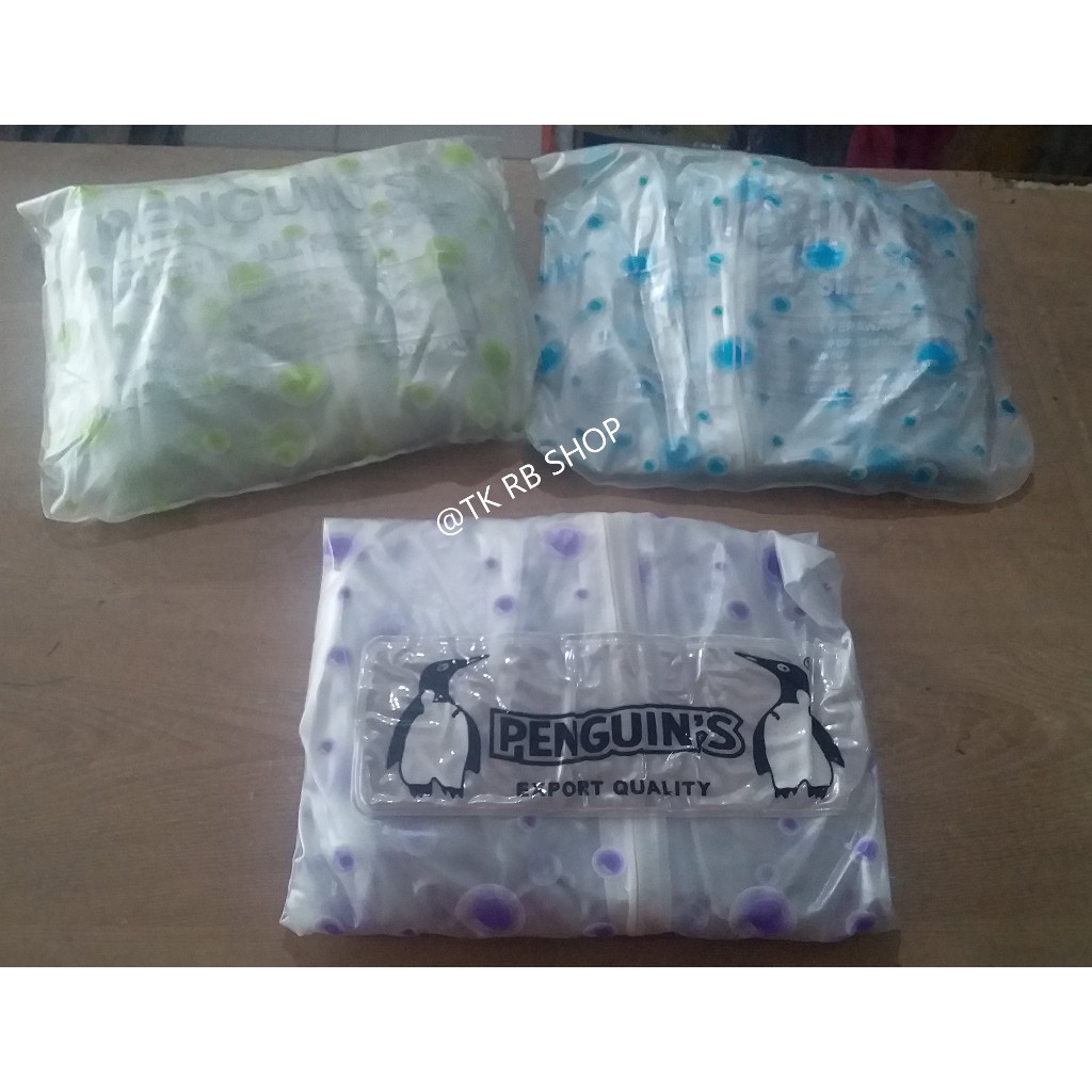 Jas Hujan Penguin's New foxy xl setelan jaket rok transparan