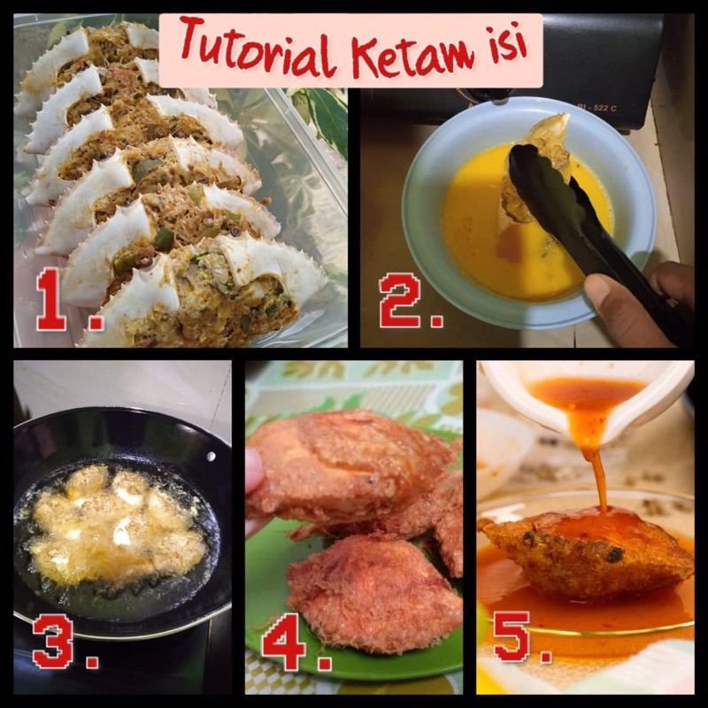 KETAM ISI MIX RAJUNGAN - Kepiting Buncit Isi HOMEMADE
