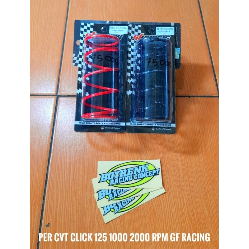 PER CVT RACING CLICK 125 1000 2000 RPM GF RACING