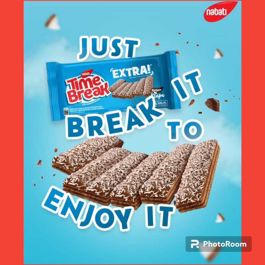 

Time Break EXTRA Richoco Kelapa BARU | 10 Bks @ 34 g | Nabati