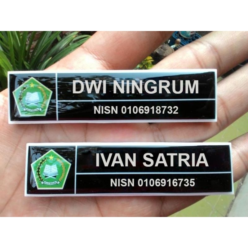 

PAPAN NAMA PENITI | PAPAN NAMA DADA CEMBUNG - RESIN - TIMBUL | NAME TAG DADA | PAPAN NAMA PDH
