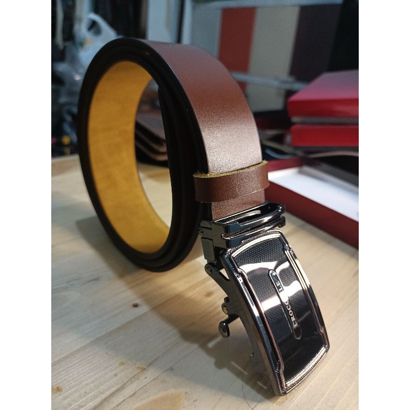 Ikat Pinggang Rell Kulit asli Full Kulit,Sabuk Rell Kulit Celana formal Kulit asli Model Rell
