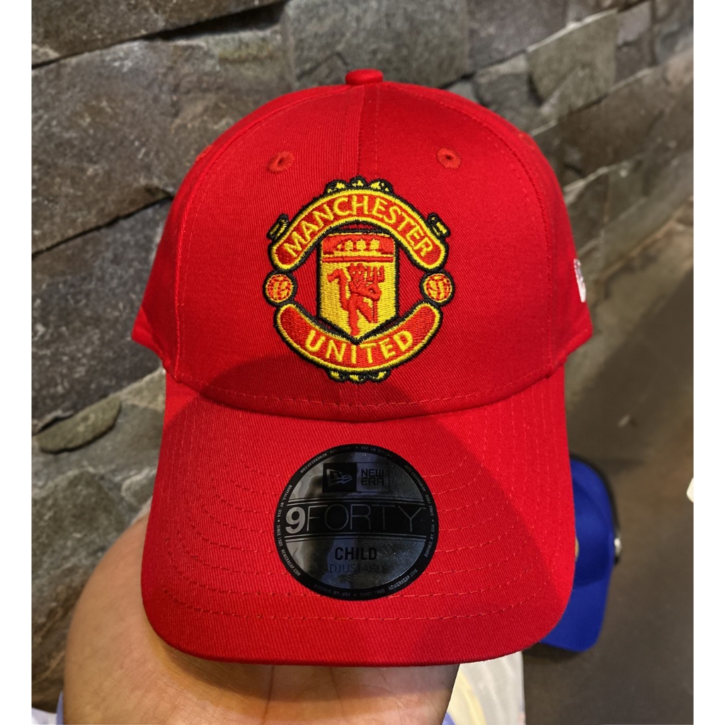 Topi Anak New Era Kids 9Forty Manchester United Red Cap 100% Original Resmi