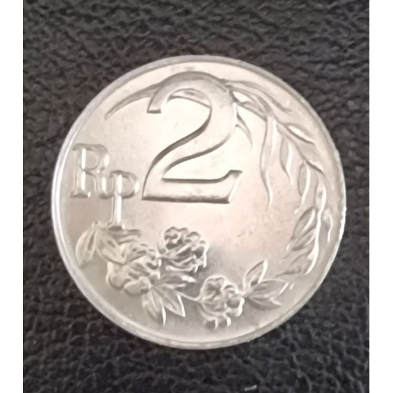 koin kuno 2 Rupiah 1970 original luster