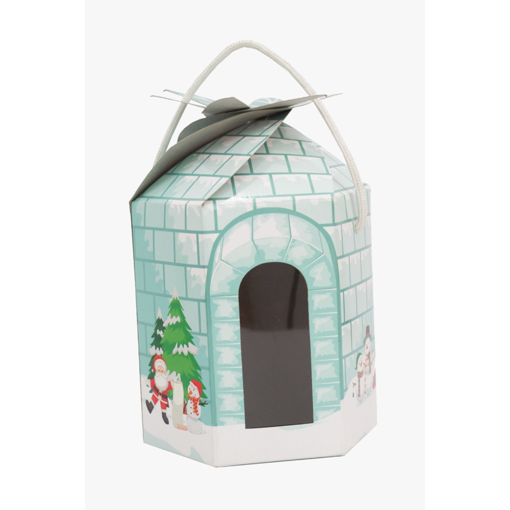 

Dus Box Kue Natal | Dus Hampers | Dus Box Kue Kering Isi 2 Toples Bulat 250 gr - Tokodus Cimahi