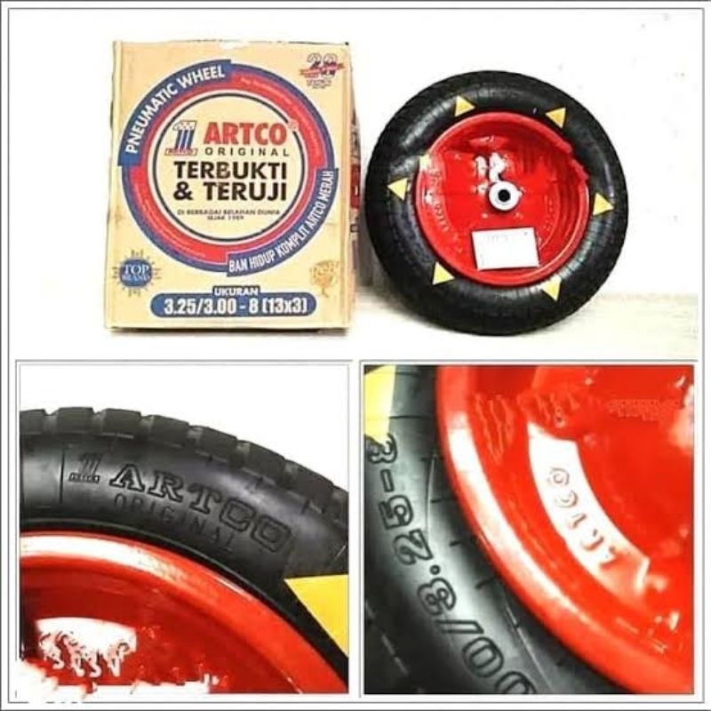 Ban Komplit Artco Ban Luar Dalam Velg Artco Original Pneumatic Wheel ARTCO