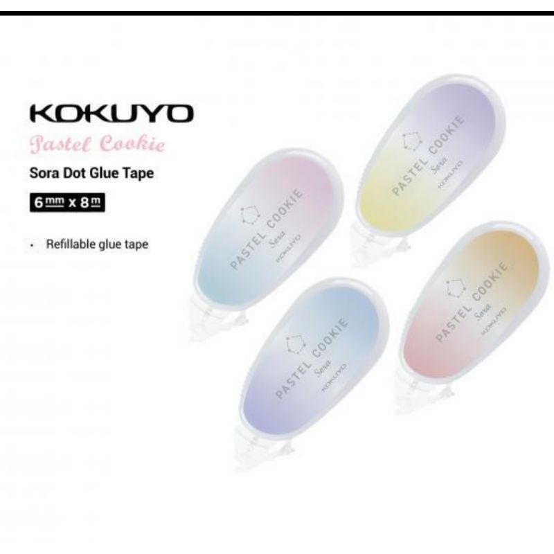 

Kokuyo Pastel Cookie Sora Dot Glue Tape 6mm x 8m