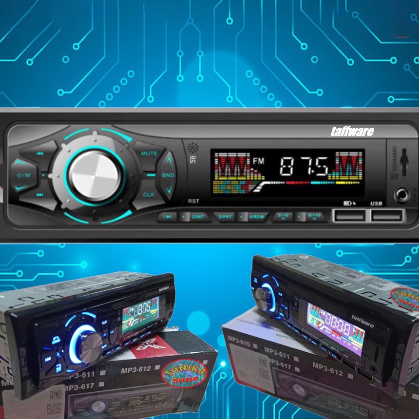 Terjamin Tape Mobil tip Audio tipe head unit single din MP3 Player Bluetooth receiver power Radio US