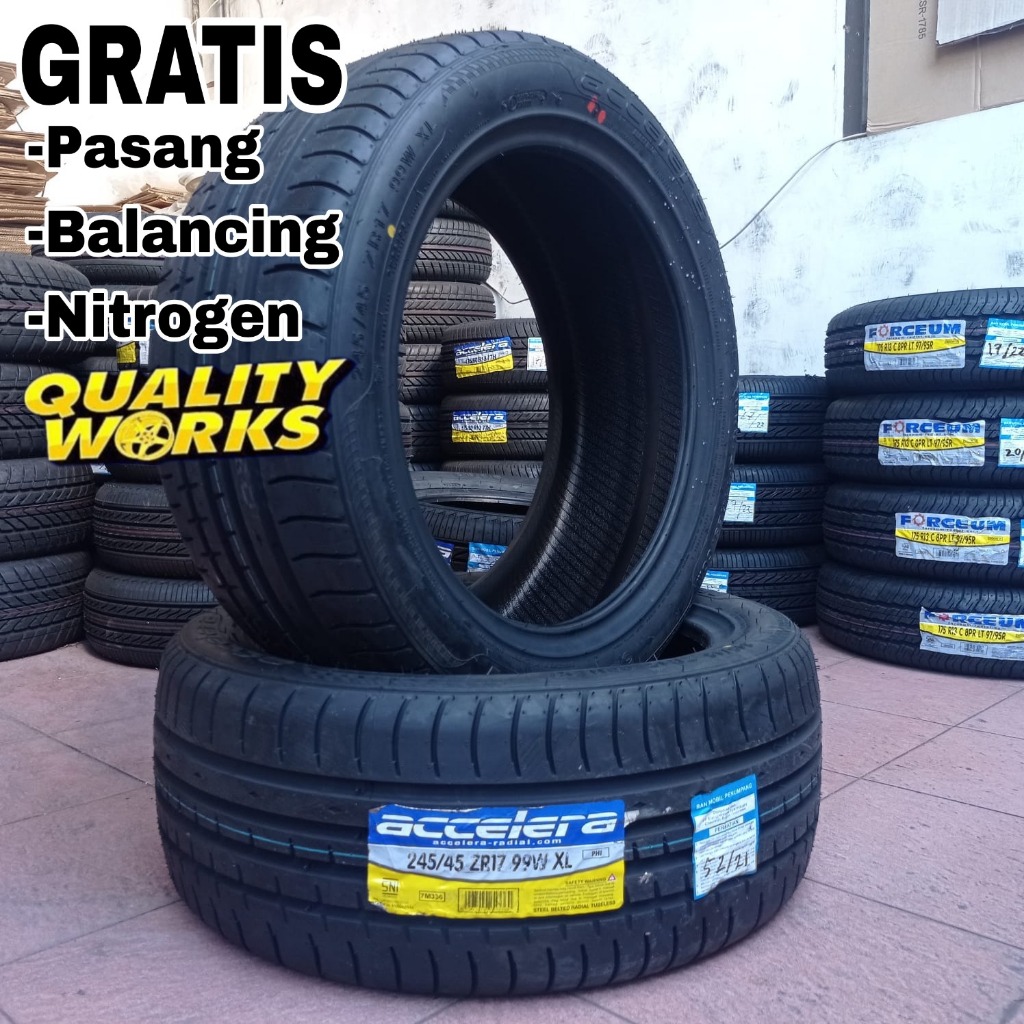 BAN MOBIL 245 45 R17 ACCELERA PHI-R - BAN MOBIL RING 17 UKURAN 245/45 R17