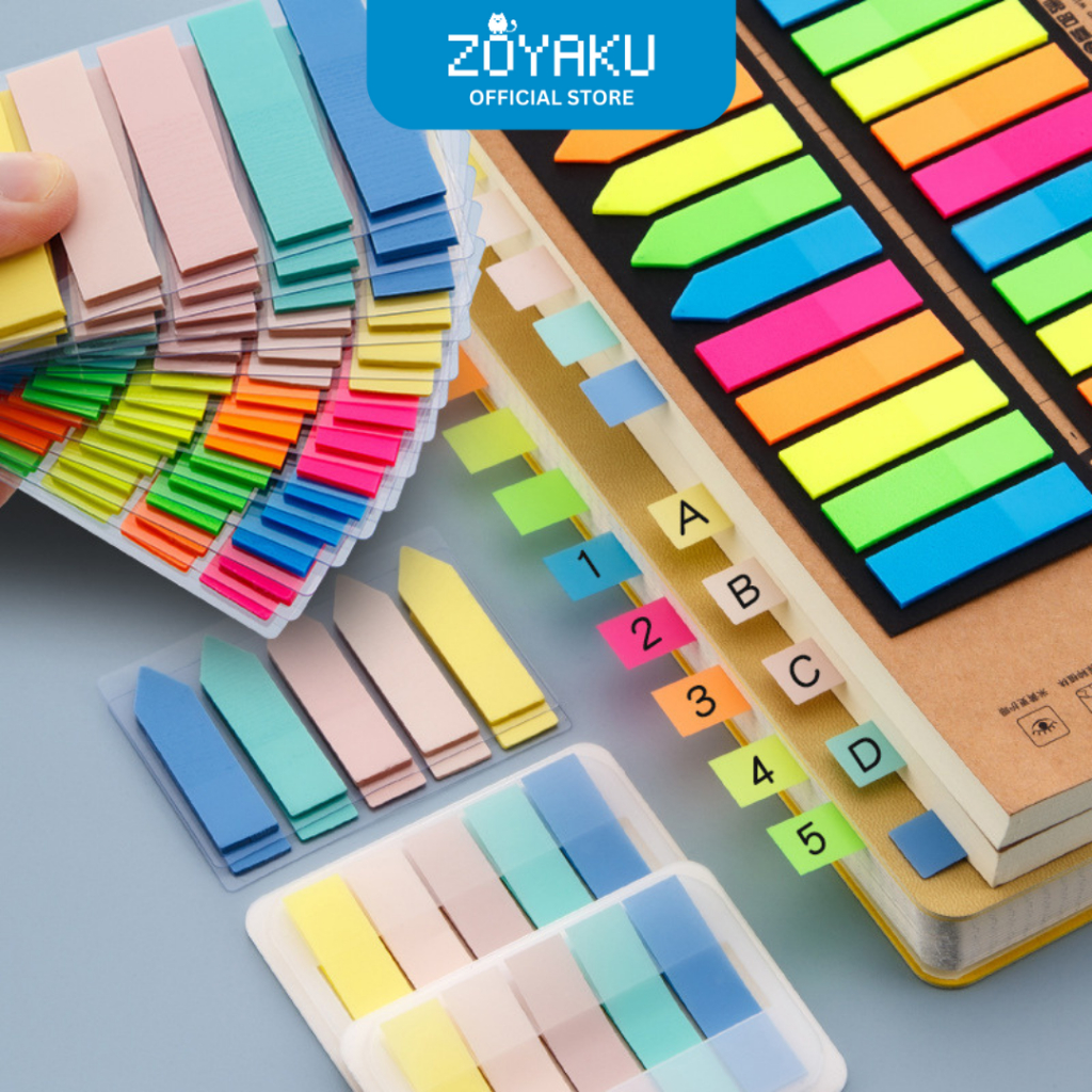 

(100 Lembar) Sticky Notes Sticker Indeks Label Tempel Sekolah Kantor SN8001