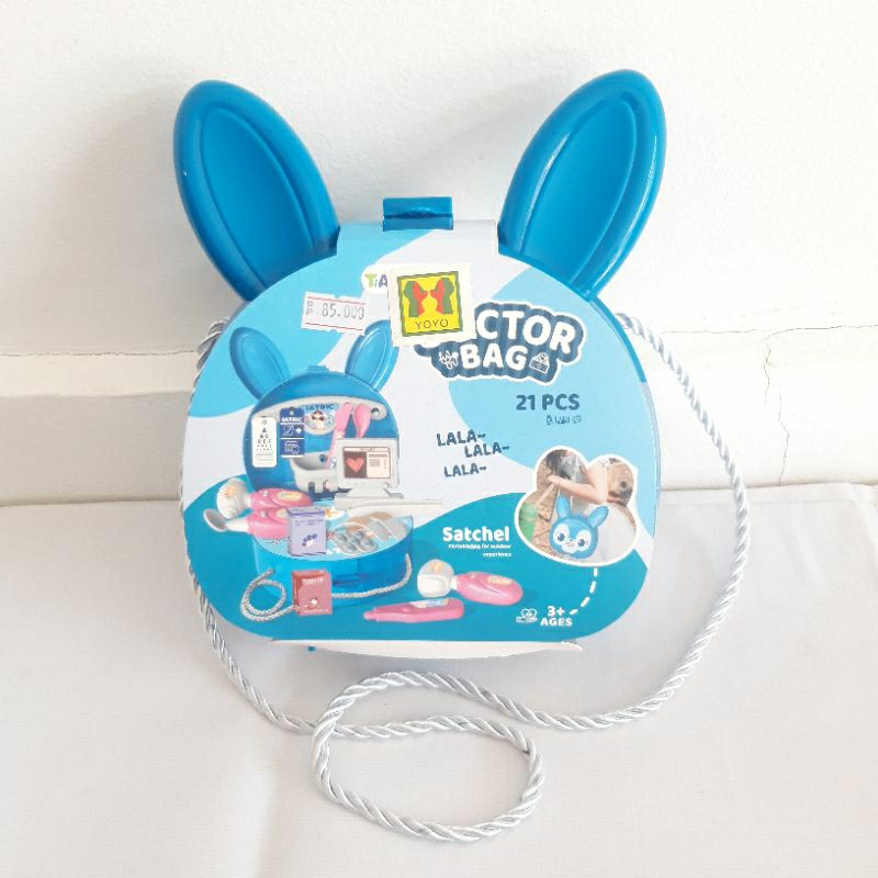 Mainan anak doctor bag rabbit