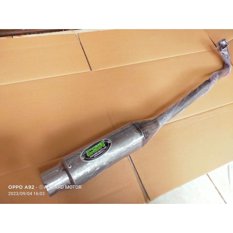 knalpot racing honda karisma/kirana/blade/revo absolute