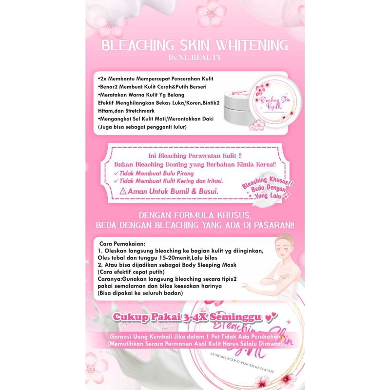 BLEACING SKIN WHITENING by NL