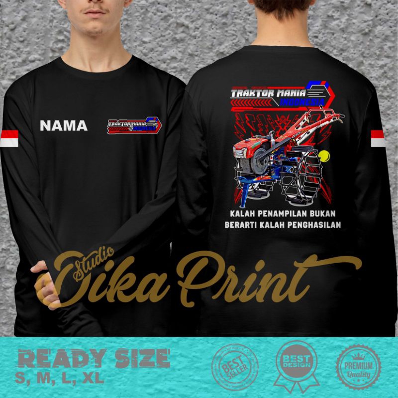 Kaos Traktor Mania Indonesia Premium Quality