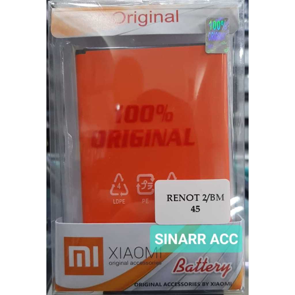BATRE BATERAI XIAOMI REDMI NOTE 2 / REDMI NOTE 2 PRIME / BM 45 ORI 100%