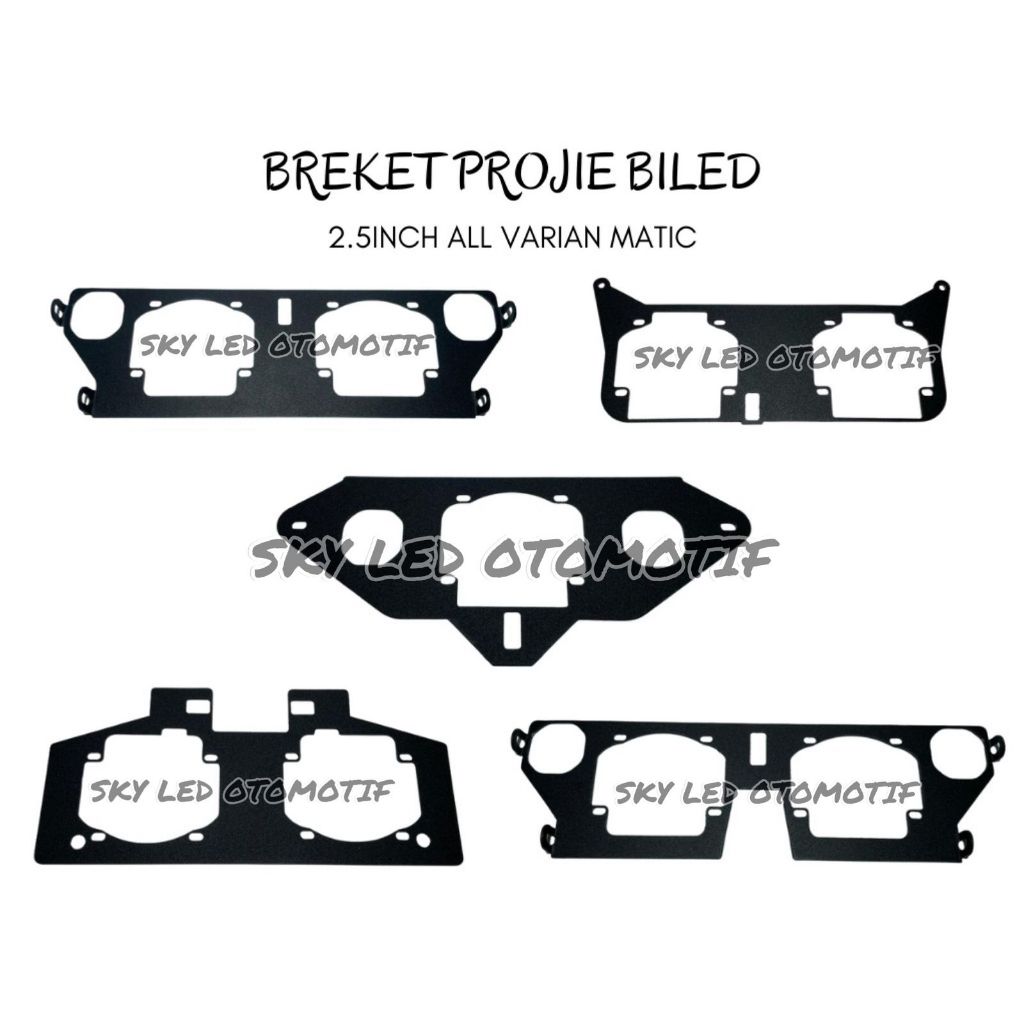 PREMIUM BRECKET DUDUKAN LAMPU PROJIE BILED AES SE HID 2,5 inchi VARIO 150 VARIO 125/150 NEW
