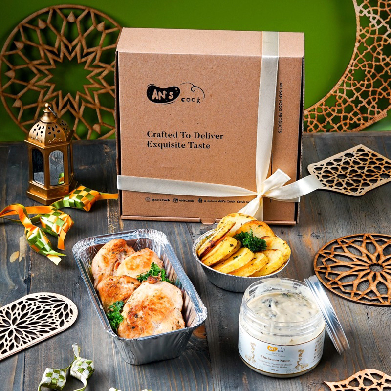 

Creamy Chicken Mushroom with potato / Ayam dengan saus Jamur & kentang for Ramadhan Hampers / Parsel Lebaran / Parcel Idul Fitri / ramadan hamper / gift ulang tahun