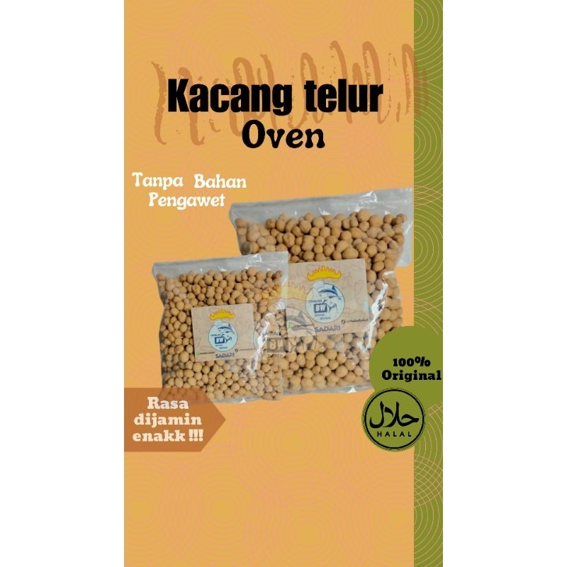 

Kacang Telur Oven | Cemilan Kacang | Makanan Ringan Kacang | Kacang Gurih Renyah
