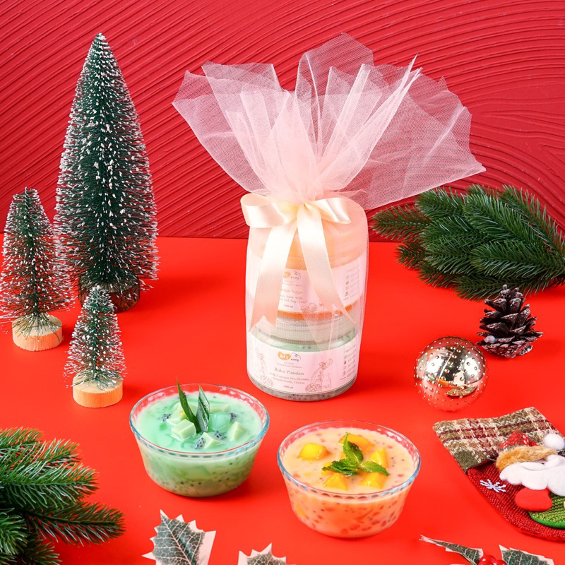 Dessert Mango sago dan Buko Pandan 300 ml for Christmas Hampers / Hamper Natal / Parsel Tahun Baru /