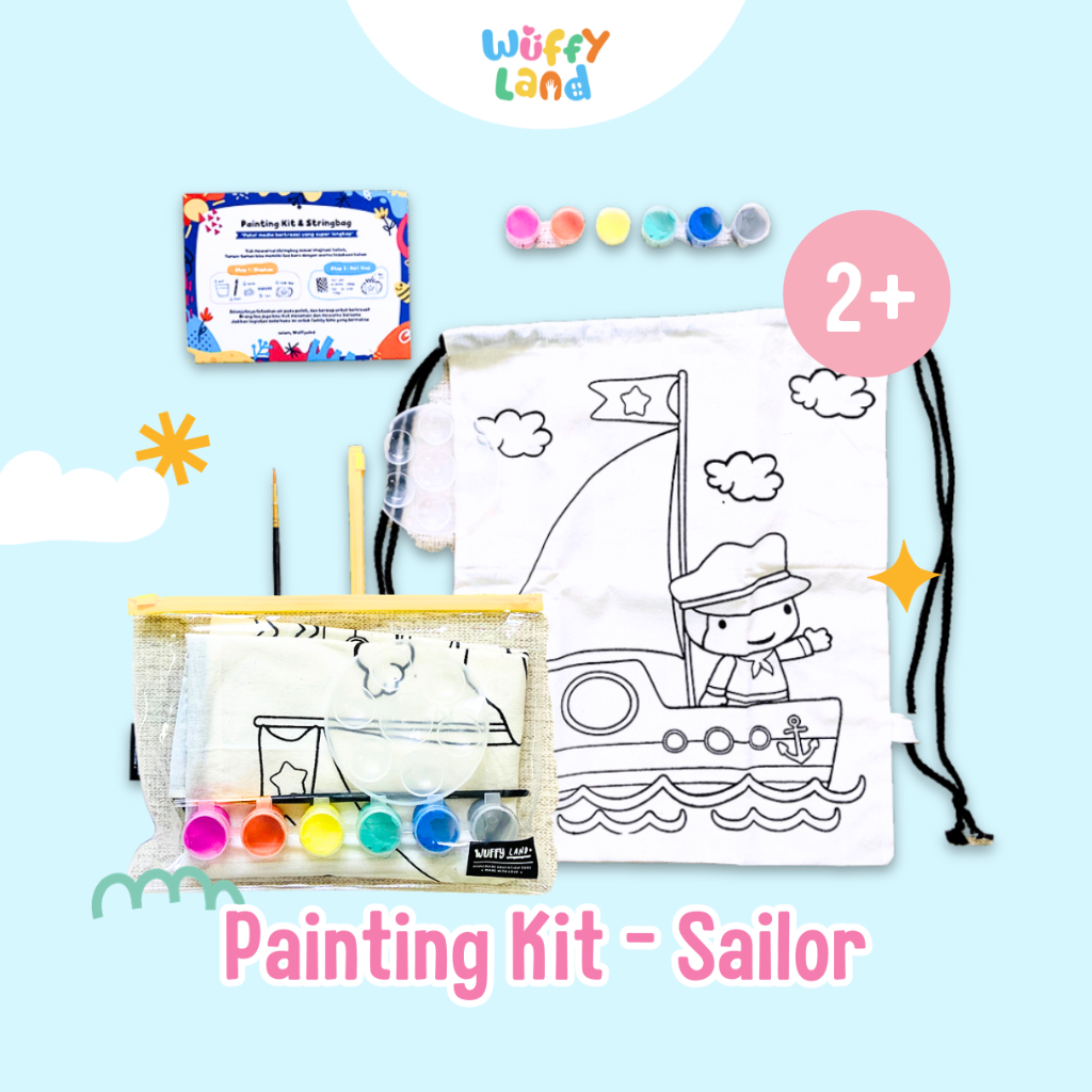 

Painting Kit String Bag - Sailor