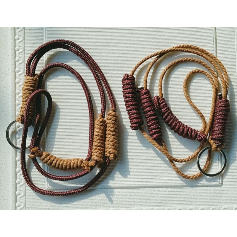 Kalung Gantungan Kunci Motor Couple | Ganci Lanyard Copel Tali Panjang | Tali Kunci Prusik Vareasi R