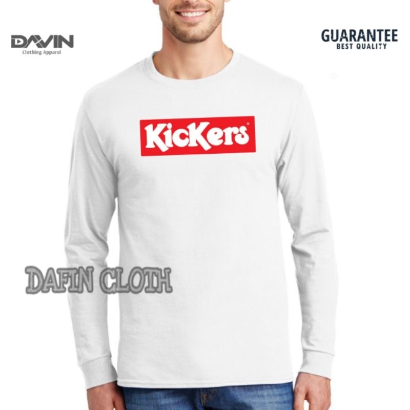 Kaos Pria Baju Tshirt Lengan Panjang Kickers
