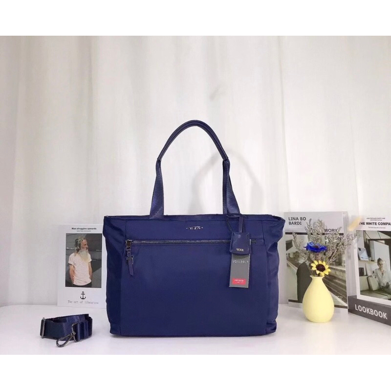 TAS JINJING WANITA TUM VOYAGEUR MAUREN TOTE BAG NYLON BLUE NAVY