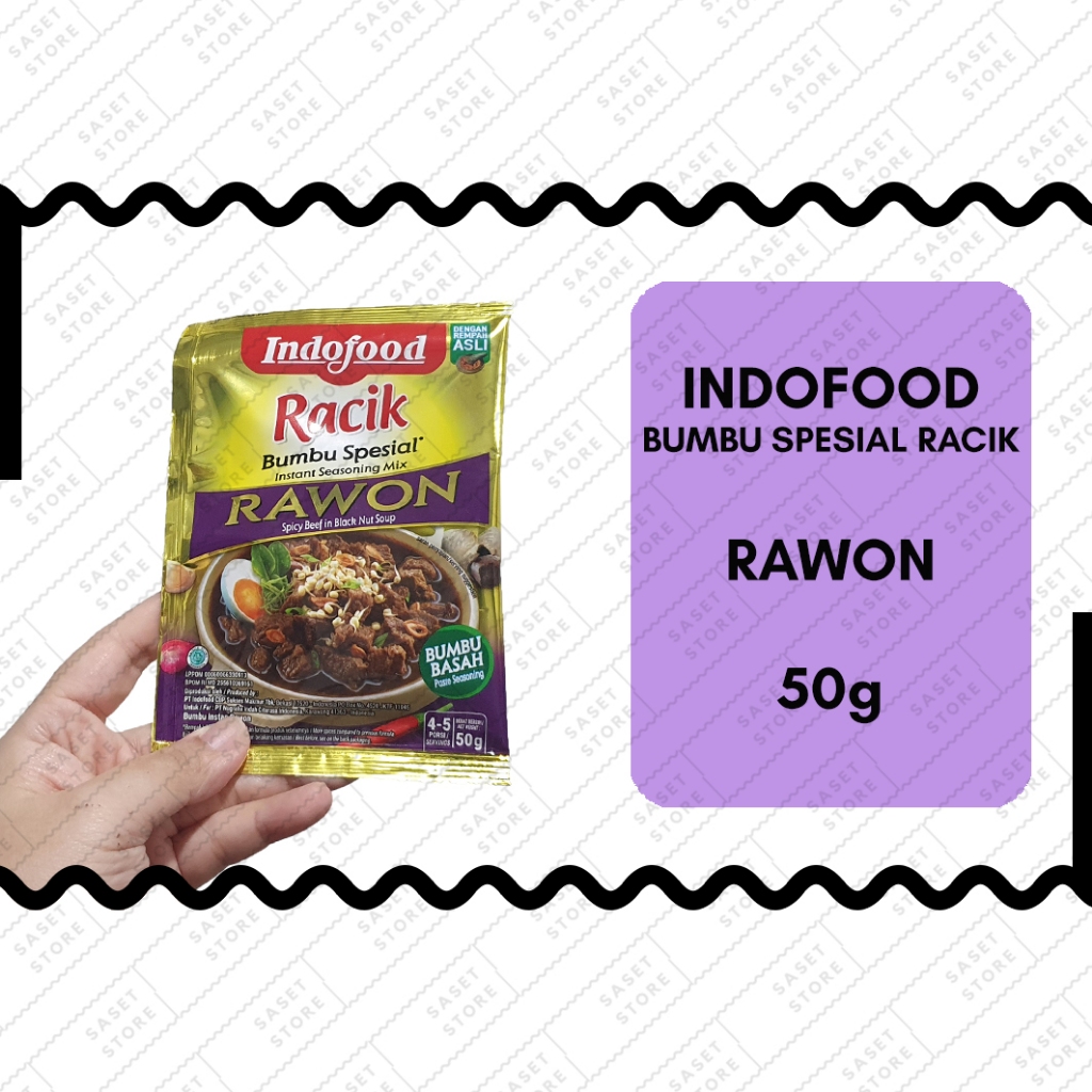 

Indofood Tepung Bumbu Spesial Rawon 50g Sachet Bumbu Dapur Masak