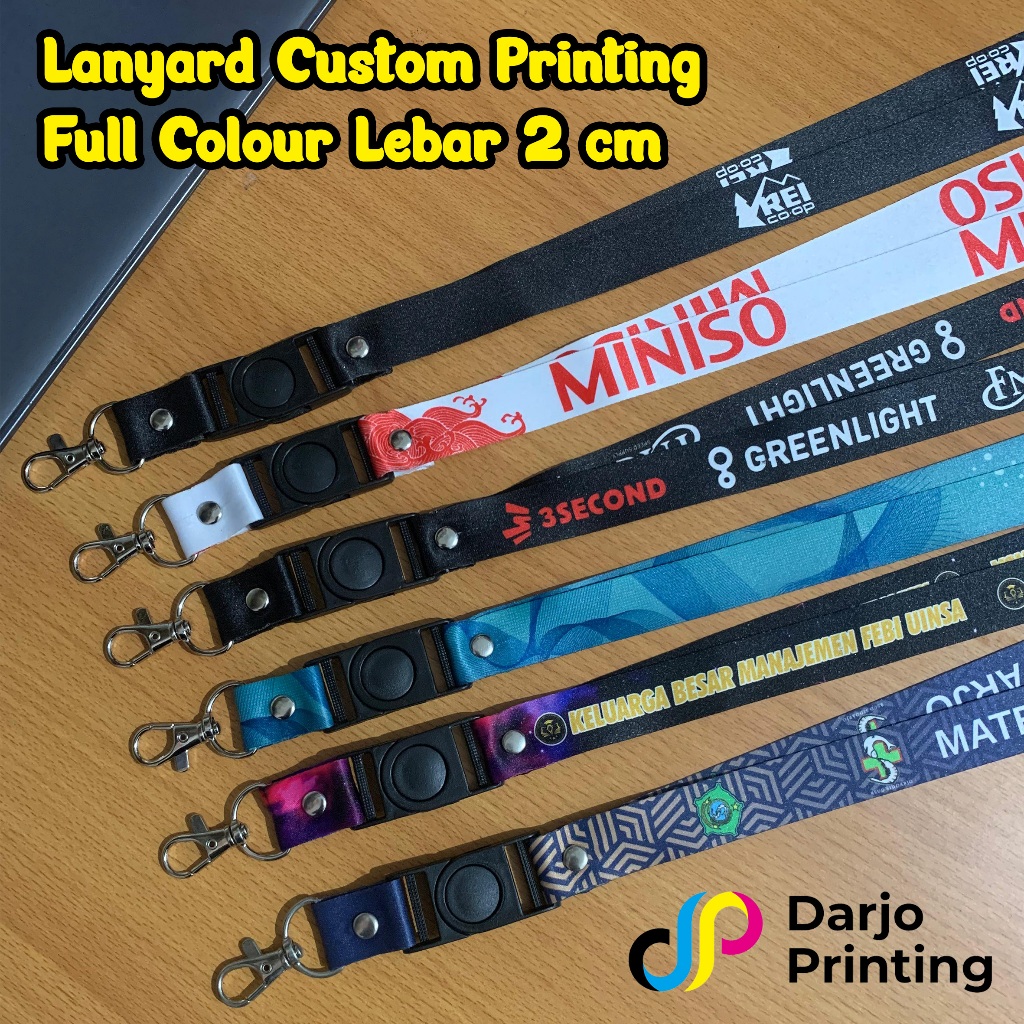 

lanyard printing custom 2cm