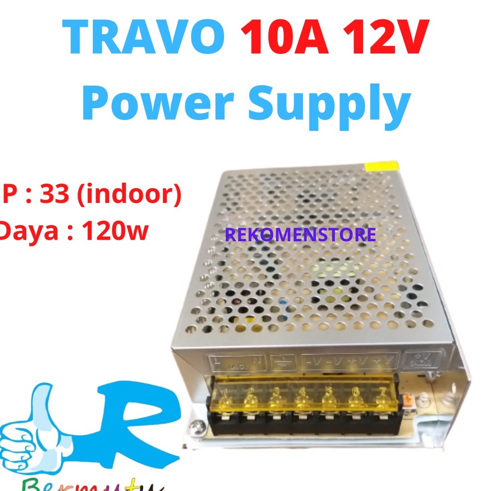 Special Price.. TRAFO 10A 12V TRAVO 10A POWER SUPPLY 10 AMPER 120w 120WATT 12V LED STRIP CCTV