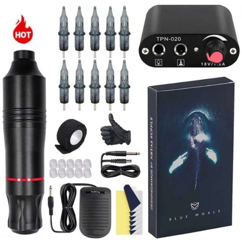 mesin pen tato pen tattoo machine siap pakai