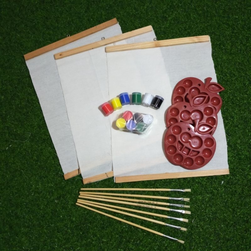 

Paket Lukis kanvas Gulung A4, A3