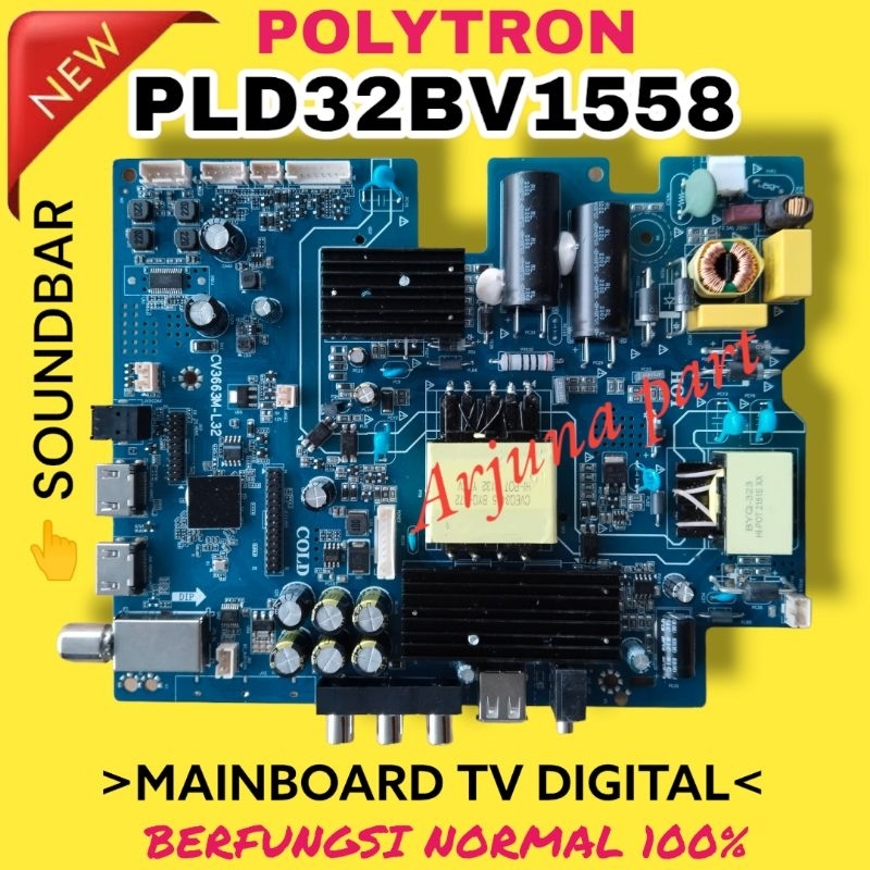 MAINBOARD TV POLYTRON PLD32BV1558 / MB TV POLYTRON PLD32BV1558 / MESIN TV POLYTRON PLD32BV1558 / MOD