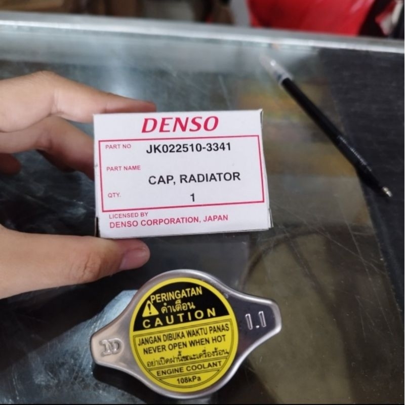 Tutup Radiator Mesin 1.1 Denso Honda Jazz City Mobilio Brio BRV HRV Freed CRV Civic Accord Odyssey S