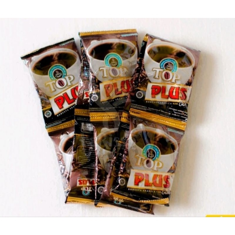 

kopi top plus renceng isi 10 sacet 18gr