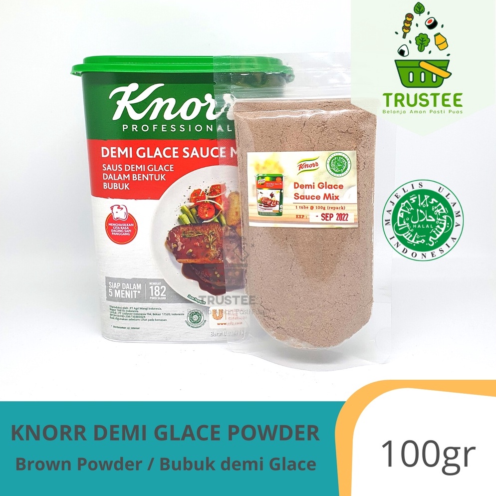 

Stok Banyak.. DEMI GLACE SAUCE MIX / SAUS STEAK 100 GR TNF