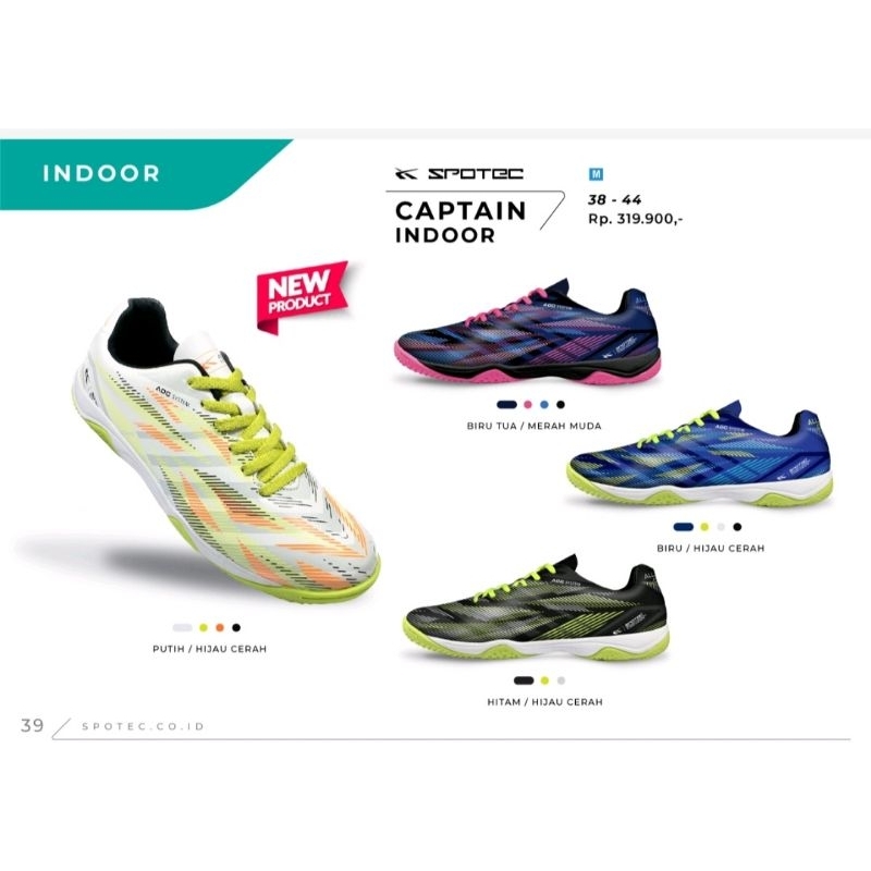 sepatu futsal original indoor spotec