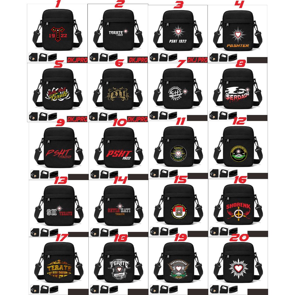 tas selempang psht mini tas psht murah keren