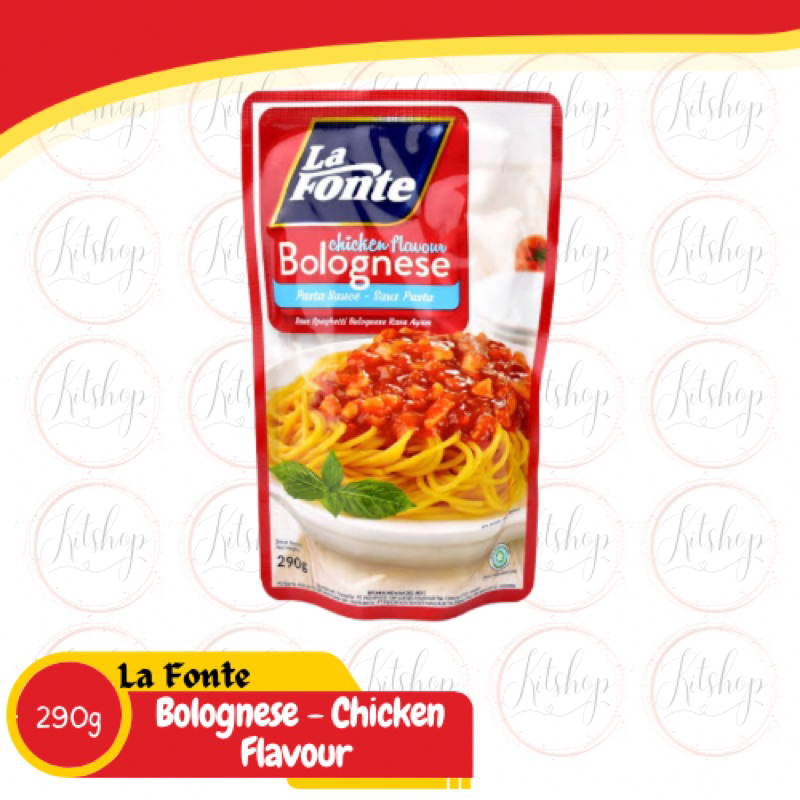 

La Fonte Saos Pasta Bolognese (Chicken/Beef Flavour) 290g