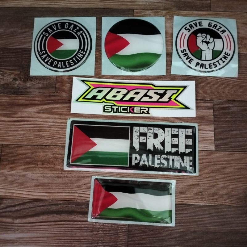 

sticker timbul bendera Palestina sticker timbul