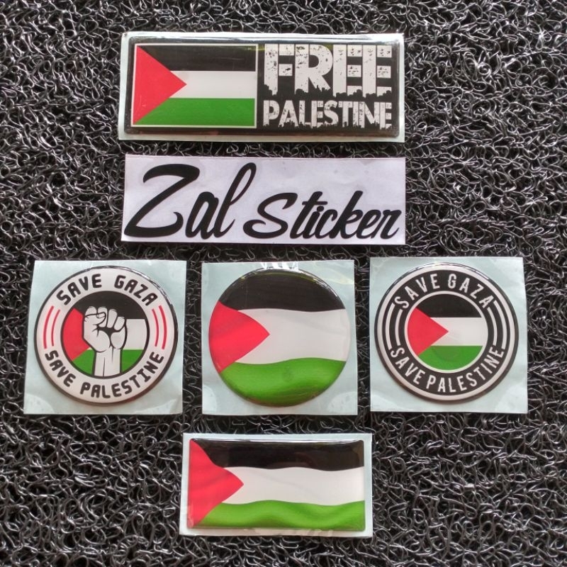 

sticker timbul bendera Palestina sticker timbul